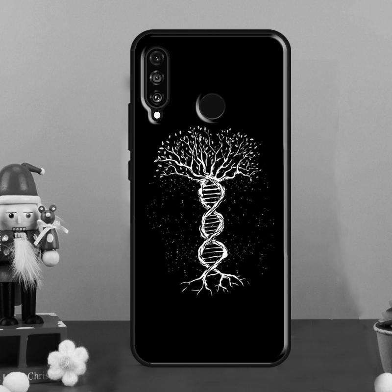 Retro DNA Science Illustration For Huawei Nova 9 10 SE 12i 12s 11i 8i Y90 Y60 Y70 Y72 Y73 Y61 Y91 P30 P40 Lite P60 Pro Case
