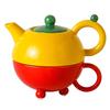 Tea for One Set Porcelain Floral Teapot Cup Cartoon Teapot and Teacup for One Water Pitcheer