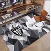 Personalized Crystal Velvet Carpet Athletic Bilbao FC Pattern Non Slip Floor Rug