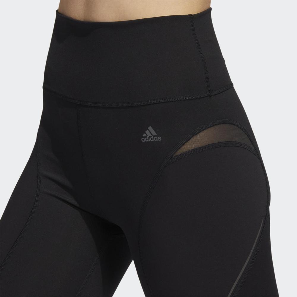 Adidas Solid Color Slim Fit Workout Shorts Women Shorts Black HN9453