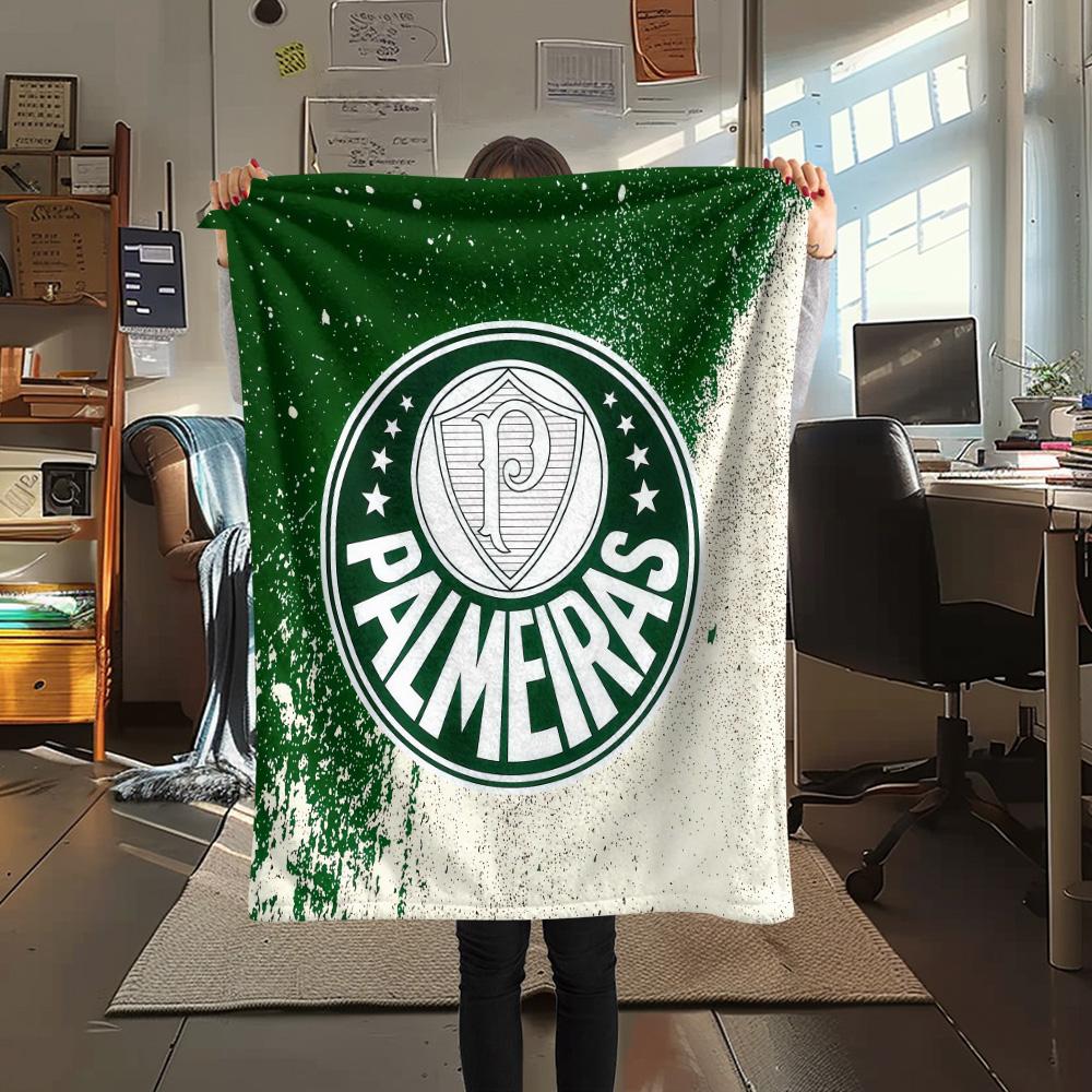 SE Palmeiras Flannel Blanket, High quality Comfortable for All Seasons, Home Decor, Warmth and Comfort