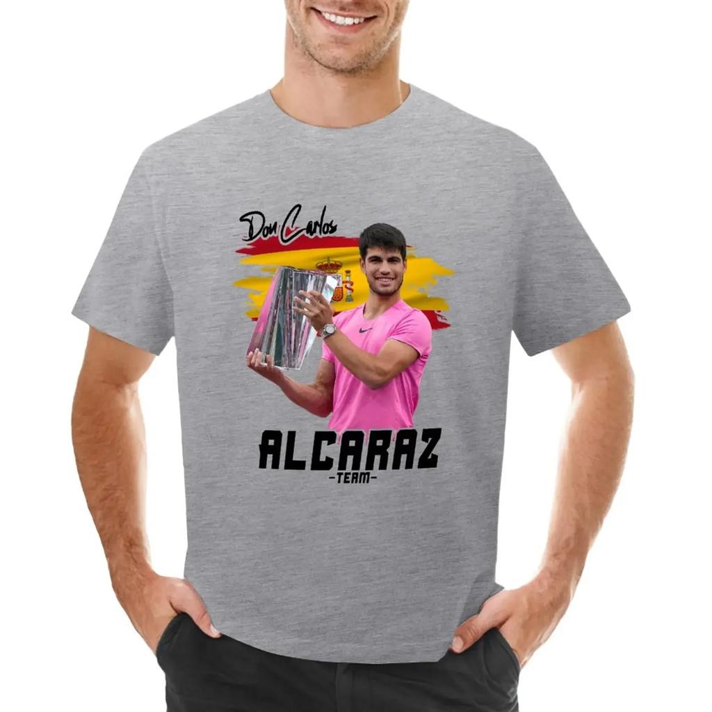 T-shirt for a boy black t shirts for Carlos Alcaraz Team - Don Carlos 2023 T-Shirt cute clothes boys   clothing