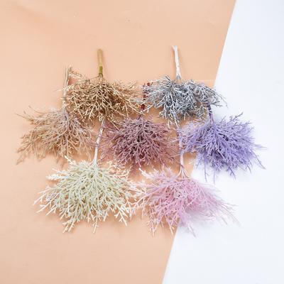 10pcs Artificial Plants Cheap Christmas Scrapbooking Diy Gifts Vase for Home Decor Wedding Brooch Bridal Accessories Clearance