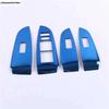 Car Door Window Glass Lift Control Switch Panel Cover Trim Stainless Steel Accessories For Changan Eado Plus
