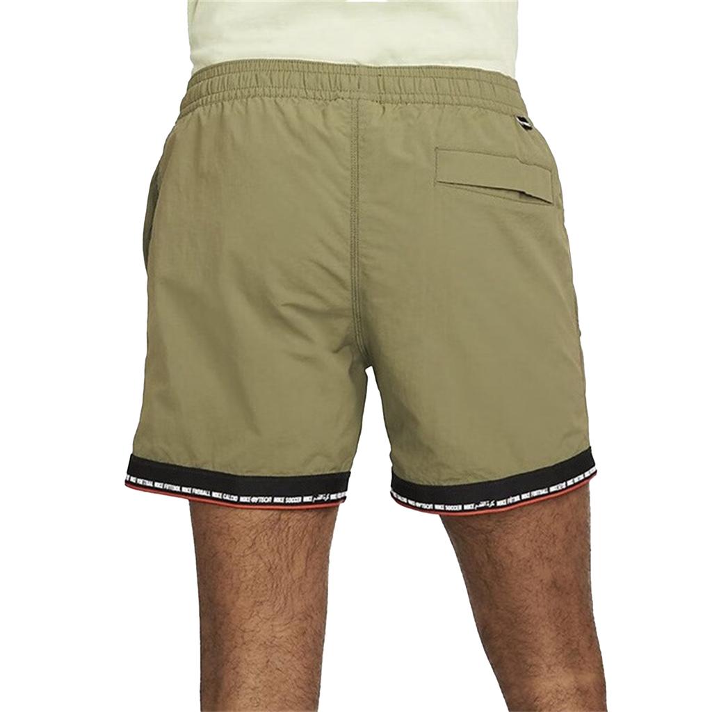 Nike F.C. Tribuna Casual Breathable Woven Spliced Embroidered Logo Football Shorts Men Shorts Medium-Olive DH9679-222
