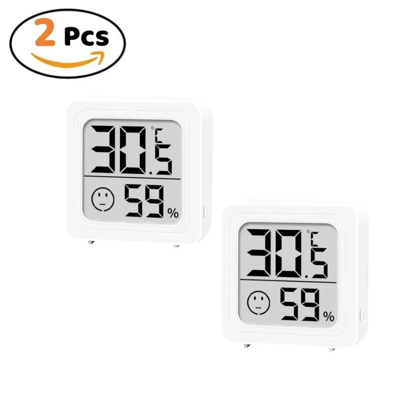 Mini Digital Hygrometer Indoor Thermometer Humidity Meter with Temperature and Humidity Monitor for Baby Room Cellar Greenhouse