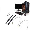 NGFF M.2 WiFi 6E Wireless Card 2.4G 5G Dual Band 1800Mbps   5.2 PC   Adapter with Dual 8DB   Support for   10 11