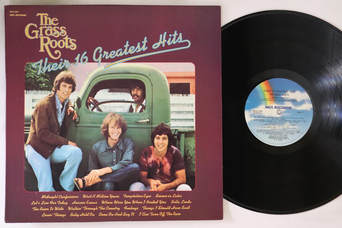 

LP Record GRASS ROOTS - Their 16 Greatest Hits MCA1656 MCA Japan Rock Used