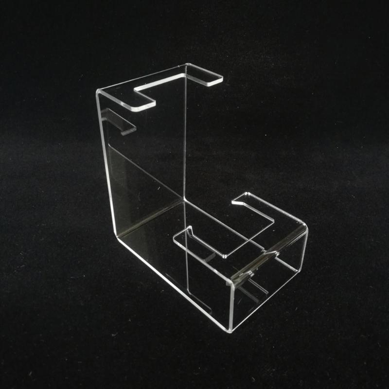 Multipurpose Clear Acrylic Organizers Rack With Removable Trays Convenient for Plates Books and DVDs Organization