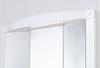 Cabinet with Mirror 76x58x18cm with Lighting and Socket , White Swing - High Quality