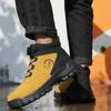 2025 Nové pracovní boty s otočným knoflíkem Pánské nepropíchnutelné Pánské bezpečnostní boty Ochranná obuv Nezničitelné Bezpečnostní boty s ocelovou špičkou