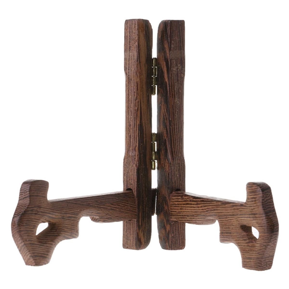 

Kitchen Decoration Wooden 3-7inch Display Stand Photo Frame Stand Plate Holder Easels 4inch