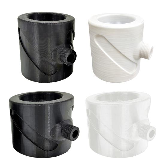 Duschhuvud Kraftfull Superladdning Hydromassage 360-graders Ring Vattenstråle Spiralmunstycke Standardgänga Allroundrengöring Duschhuvud