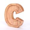 Wooden Letters Piggy Bank DIY Creativity Coin Banknotes Children's Money Box Funny Money Organizer Storage Box Home Decors