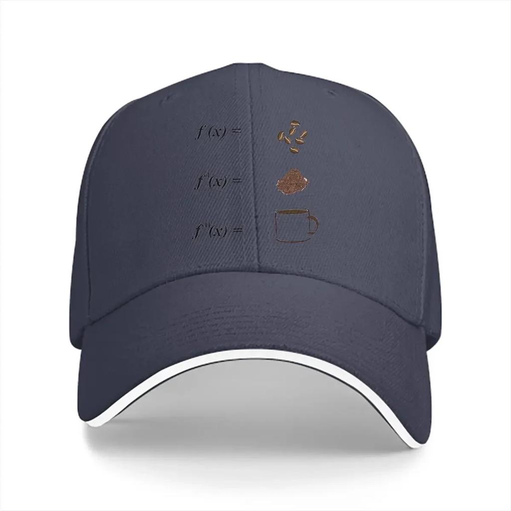 Math and Coffee Integrations Calculus Mathematics Baseball Caps Peaked Cap Meme Sun Shade Hats for Unisex Women
