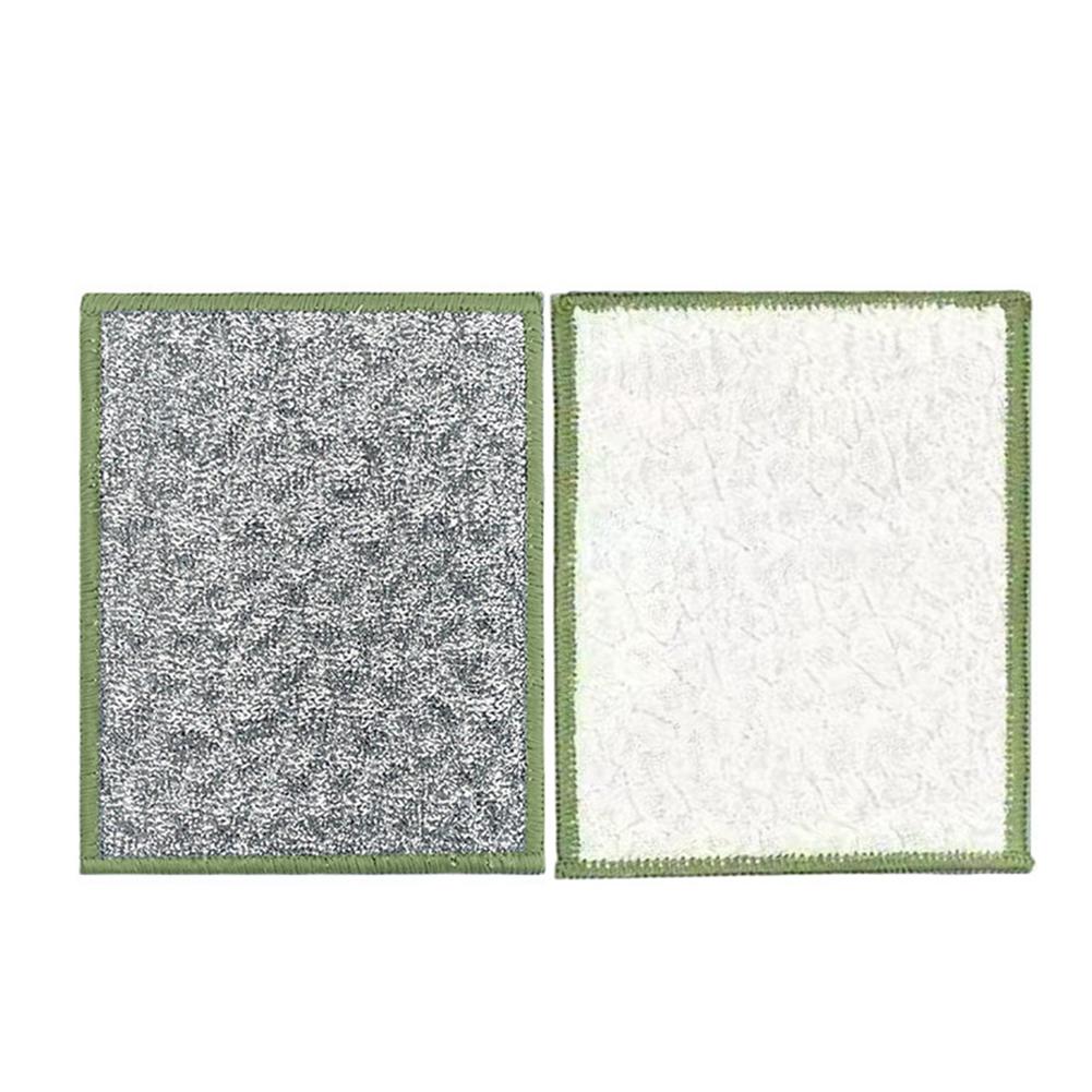 

10 шт. Многоцелевая двусторонняя чистящая салфетка Кухонная салфетка для мытья посуды Многоразовые тряпки для чистки посуды и раковин 10pcs