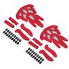 2 Set Universal Helmet Liner Safety Hat Lining Filling Kit with InsectProof Net for Bicycle Electric Car