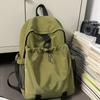 Schoolbag Student School Bag 1011 Spring New Class Large Capacity Multi-Pocket Neutral Wind Men's and Women's Commuter Travel Backpack