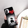 Black Cat Phone Case for Xiaomi 12 Mi 10T 11T 11 Pro 10 10T 11 Lite 10pro 11Ultra Poco X3 Pro Poco F3 M3