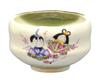 Toyo Kiln Small Tea Hina Doll Paper Box Bowl, Oribe, Design,