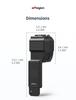 aMagisn Protective Case for DJI Osmo Pocket 4,Lightweight & Portable, 180° Flip Cover, Compatible with Expansion Frame