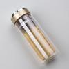 BSK Elegant Double-Wall Glass Tea Infuser Bottle 300ml
