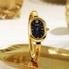 Women's Oval Vintage Quartz Analog Watch Bracelet Wristwatch