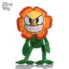 25cm Cuphead Plush Cagney Carnantion Cuphead Plush Toy Mugman Plush Toy Cartoon Flower Doll Toys for Children Birthday Xmas Gift