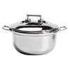 1/12 Dollhouse Miniature Imitated Stainless Steel Casserole Kitchen Cookware