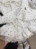 Korean Sweet & Spicy Polka Dot Lace Trim Long Sleeve Women's Winter T-shirt