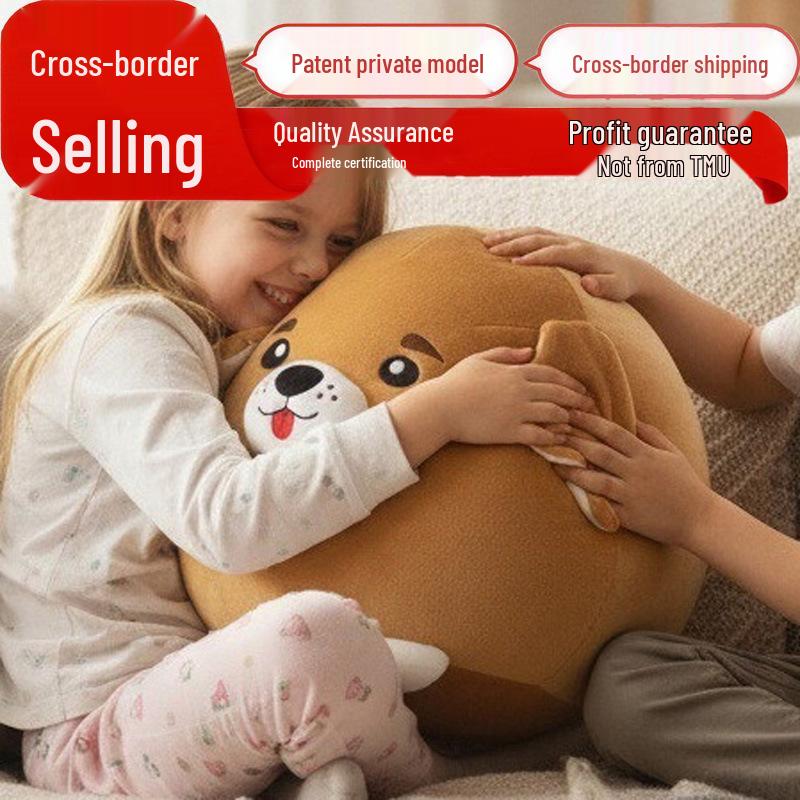 

White Bear Plush Pillow Toy - Car Backrest & Office Doll 25CM