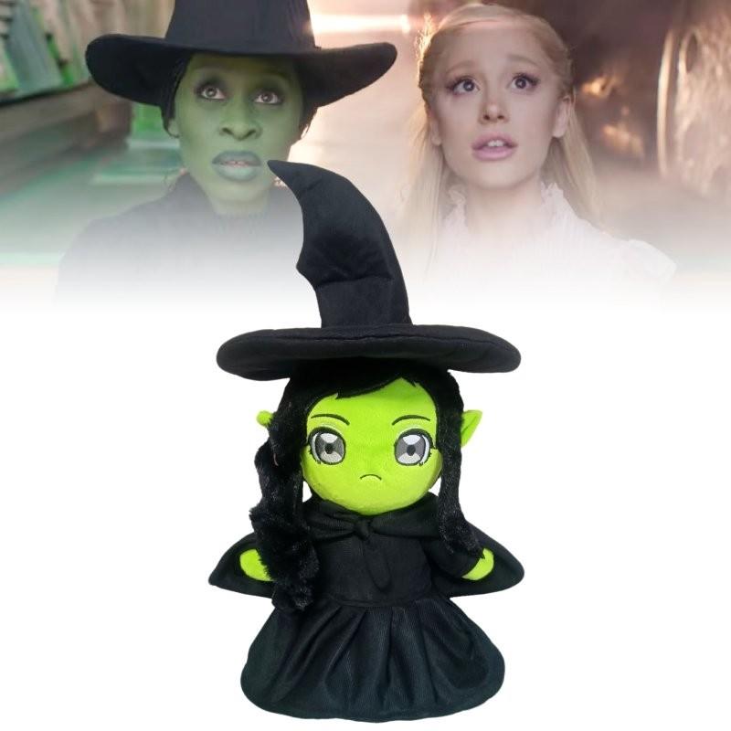 Enchanting Movie Wicked Plush Doll Magical Wicked Witch Cute Stuffed Toy 25cm Height