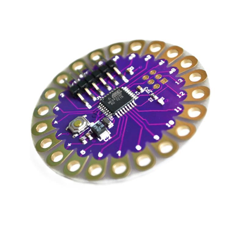 ATmega32U4 ATMEGA328P LilyPad 328 For Arduino DIY Kit Micro USB ATtiny85 LilyTiny Main Board Buzzer WS2812 RGB CR2032 TEMT6000