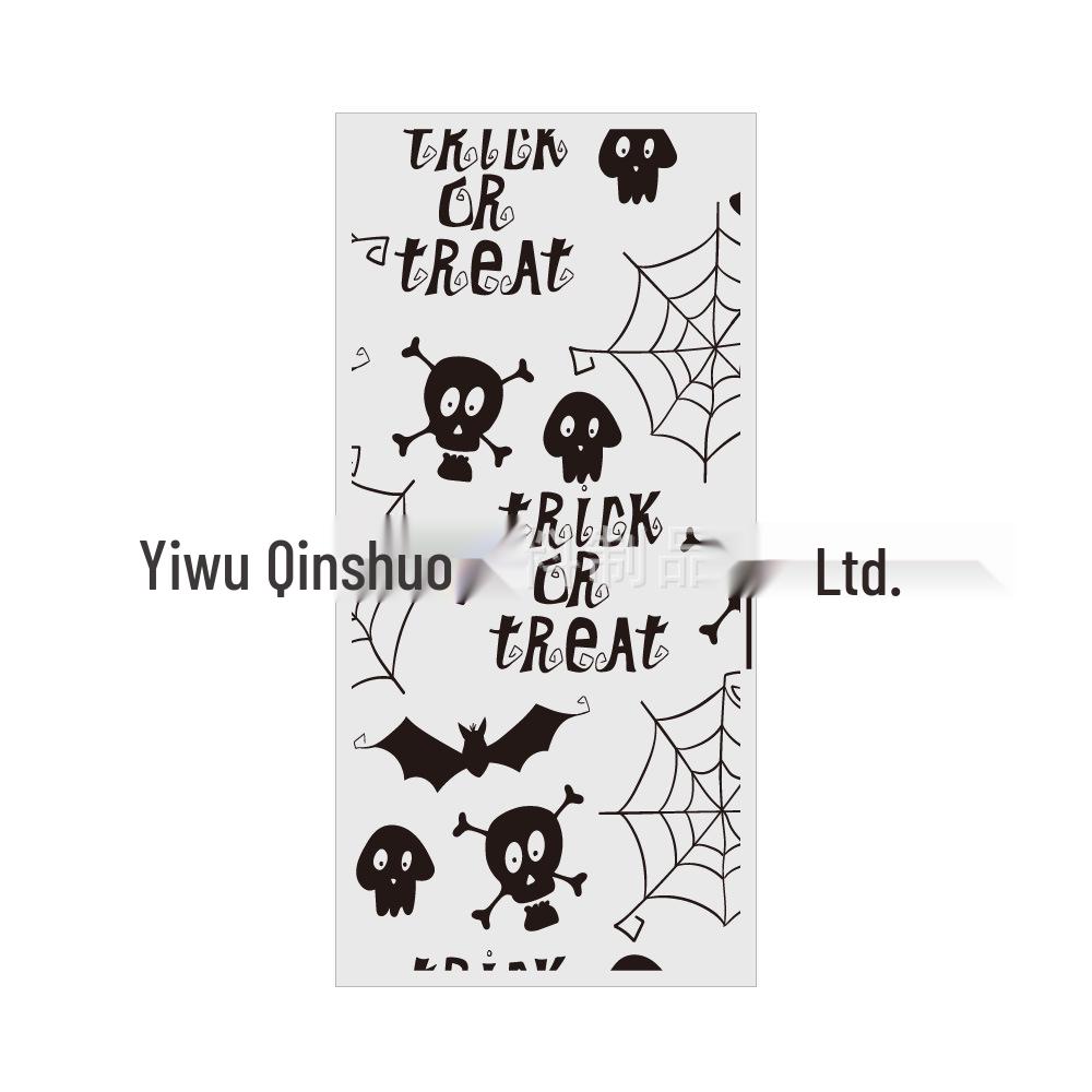 Halloween Black Candy Gift Bag - Plastic OPP Party Flat Bag