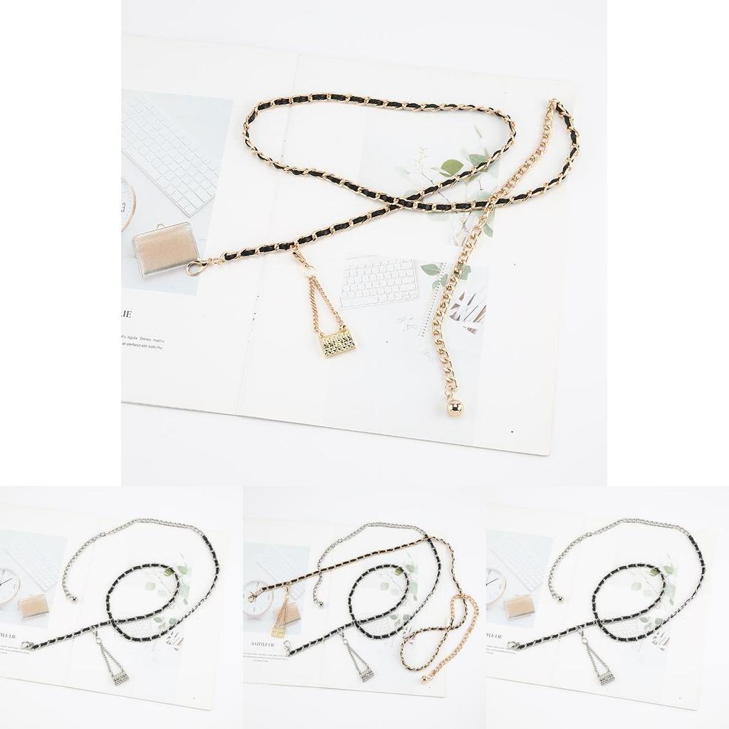 Womens Metal Waist Belt Chain For Dresses Sweaters Suit Body Accessory Summer Winter