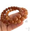 Weathered Buddhist Beads Bracelet with King Kong Knot and Lotus Bodhi Design