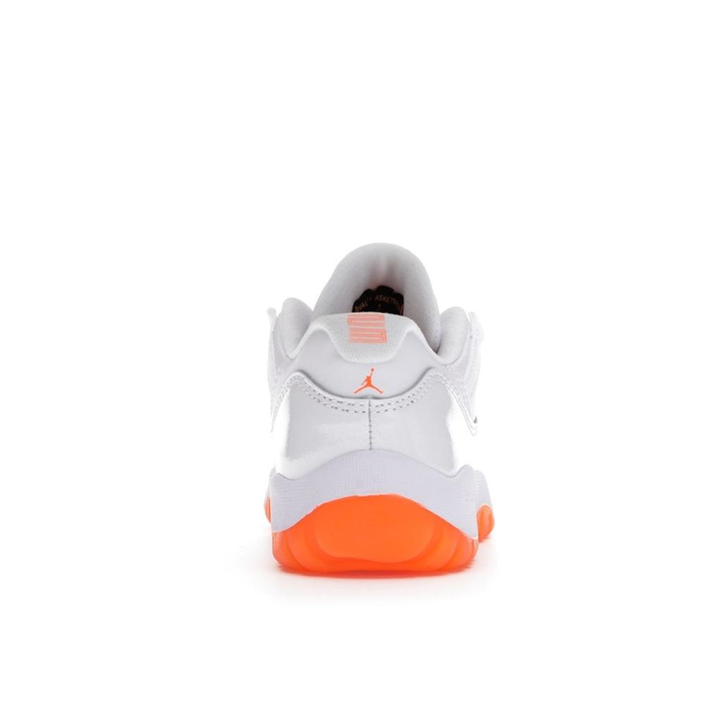 Air Jordan 11 Retro Low PS Bright Citrus Kids Sneakers White DJ4328-139