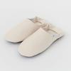 Canvas Naturlig HEM Babouche, Medium, 23-25cm, [ABE SHOES]