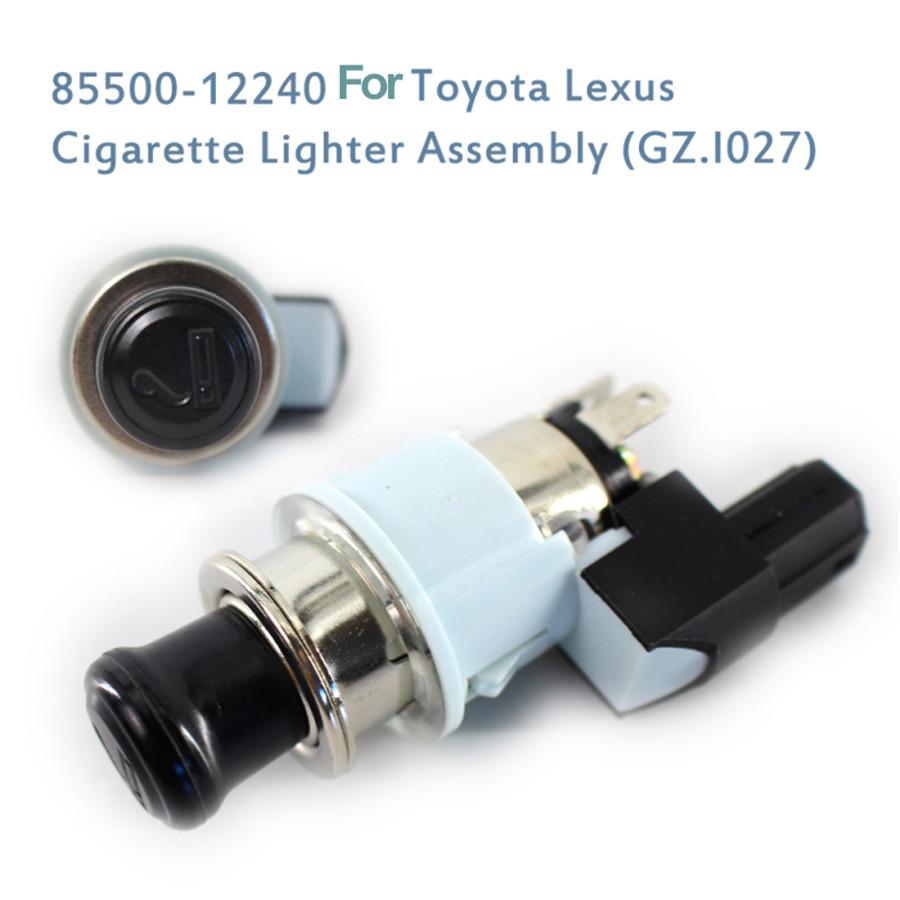 For Toyota Lexus Scion Cigarette Lighter Assembly Socket Element & Bezel Kit 1x