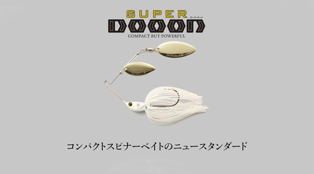 JACKALL Super DOOON Compact Spinnerbait DW Chart Back White 3/8oz