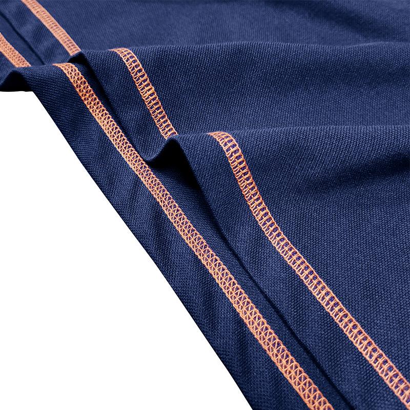 New Summer Men's Short-sleeved Polo Shirt Men's Colour Blocking Lapel Polo Shirt Men's Body Shirt