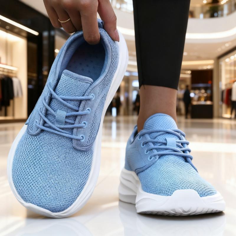 

Breathable Mesh Sneakers For Women Minimalist Lightweight Platform Shoes Commuting Essential Wide Toe Women Shoes Tenis Feminino 36