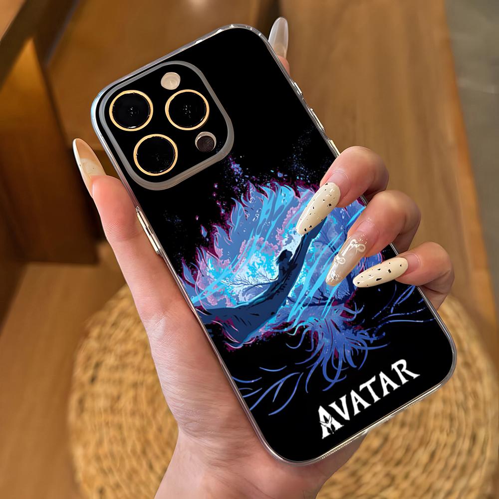 Avatar Film Phone Case For IPhone 17 16 Pro Max 15 14 13 11 12 Mini Xs X Xr 7 8 Plus Se Transparent Cover