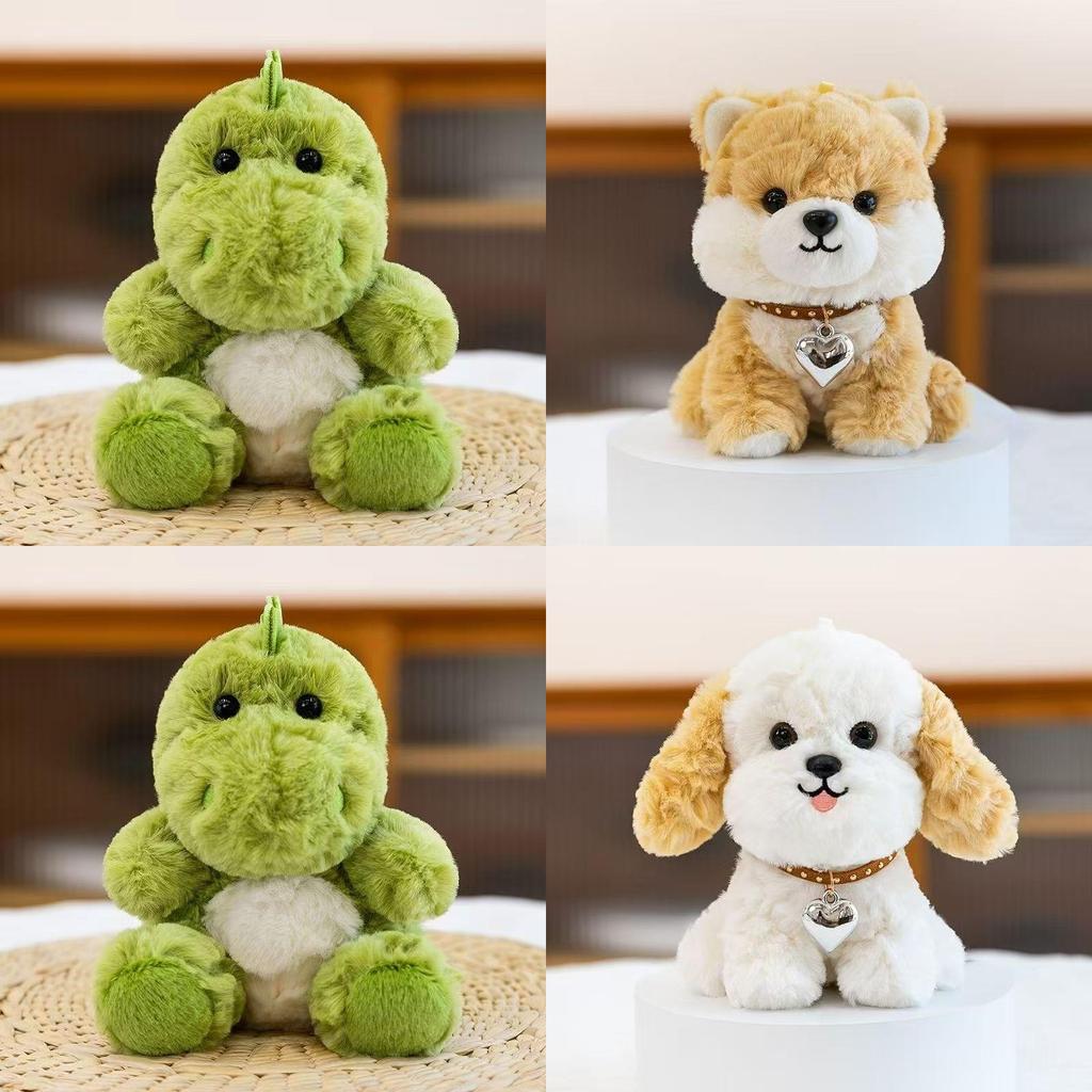 Plush Husky Dog Toy With Pp Cotton Fill For Kids And Birthdays