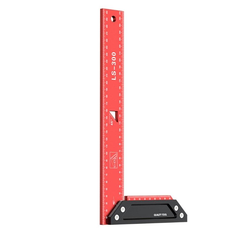 Heavy Duty Rust Resistant Aluminum Alloy L Square Measuring Tool for Accurate Woodworking and Construction Measurements