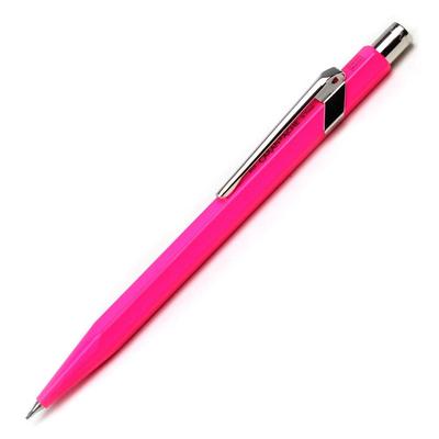 Caran 849 Classic Line Mechanical Fluorescent d'Ache Pencil, 0.7mm, Pink, 0844-090