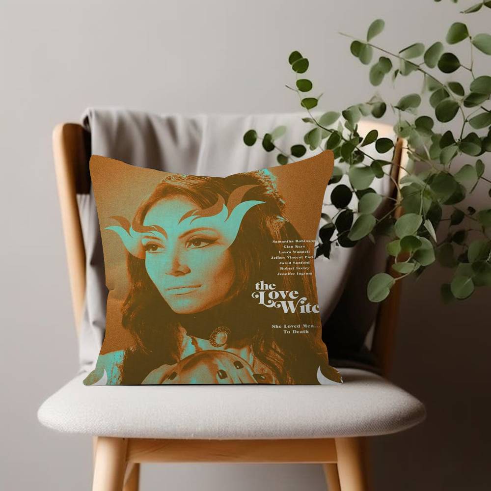 Classic Horror Romantic Movie The Love Witch Retro Anna Biller Cult Film Pillow Anime Pillow Sofa Bed Head Pillow Cushion Cover