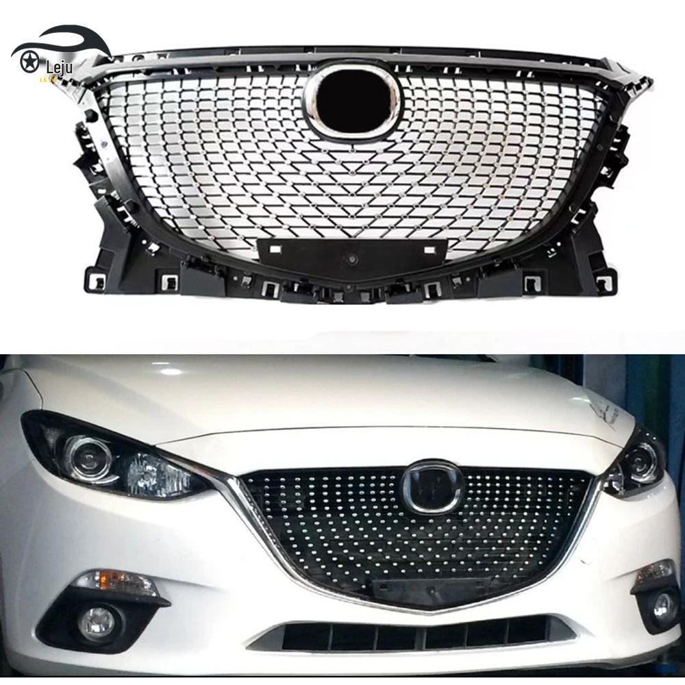 Customized Grille and Front Bumper for 2014-2016 Mazda 3
