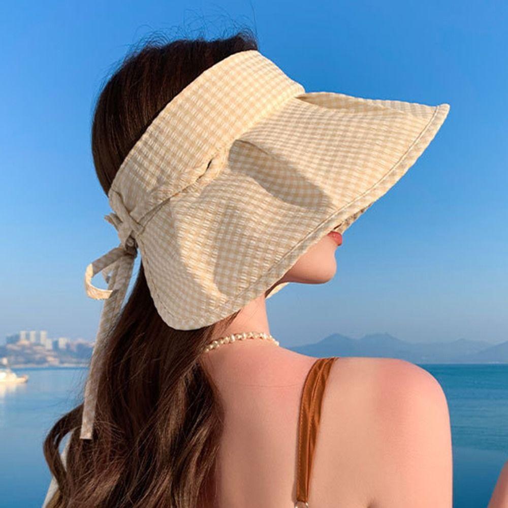 Breathable Large Brim Sun Hat Foldable Wide Brim Sunhat Fashion Sun Protection Hats  Outdoor