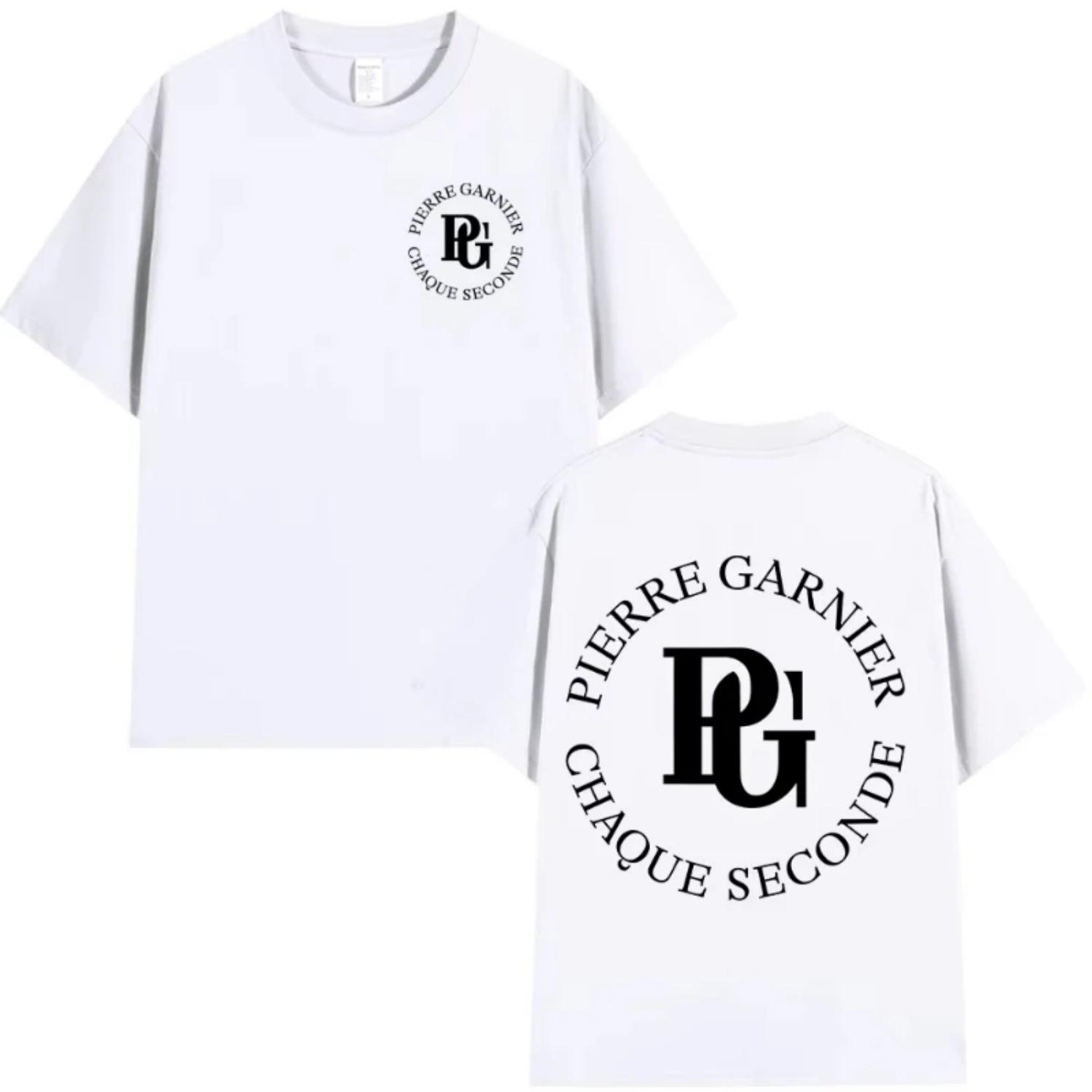 

Pierre Garnier Chaque Seconde 2025 Album Tour T-shirts Hip Hop Fashion T-shirt Men Clothing Cotton Casual Oversized T Shirt XXXXXL чорний